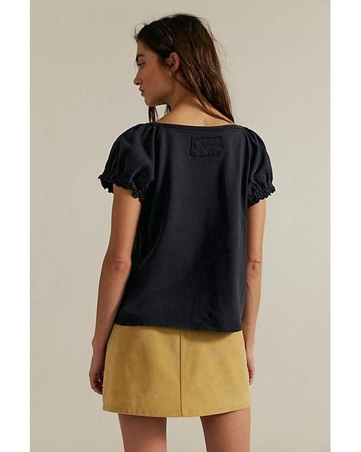 Free People Black Issa Tee