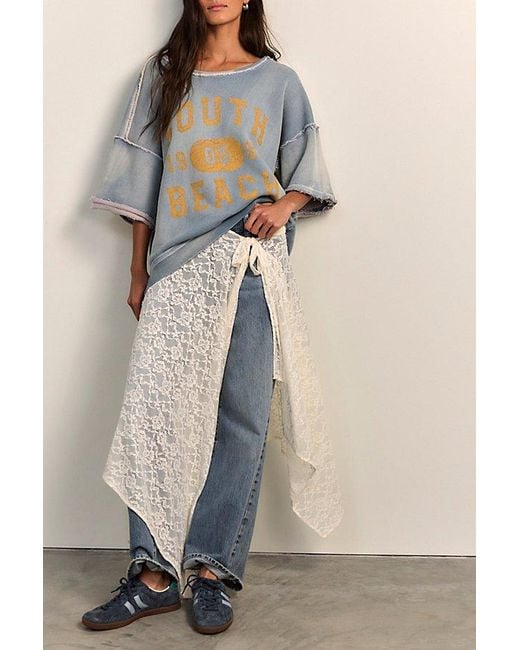 Free People Green Bali Lace Sarong