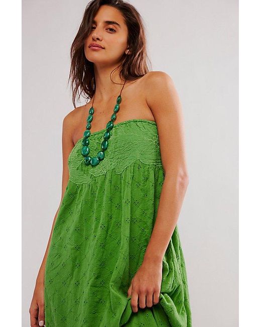 Free People Green Meant To Be Midi Dress