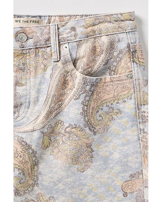 Free People Gray Tennessee Low-Rise Illusions Jeans
