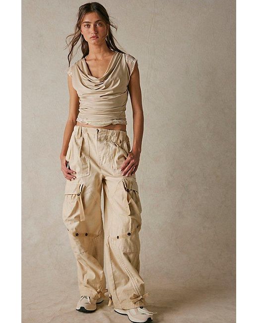 Free People Natural We The Free Everglades Utility Pants