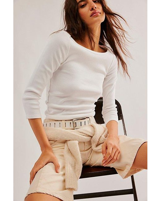 Free People Gray We The Free Lucy Layering Top