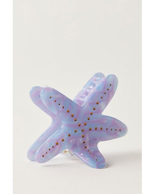 Free People Purple Wishing On A Starfish Claw Clip