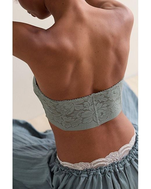 Intimately By Free People Gray Smooth Talking Lace Bandeau By