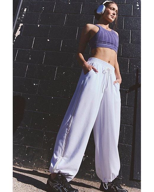 Fp Movement Blue Sweat Equity Convertible Pants