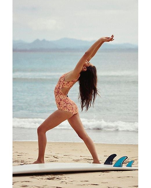 Rhythm Multicolor Tank Short One-Piece Surf Suit