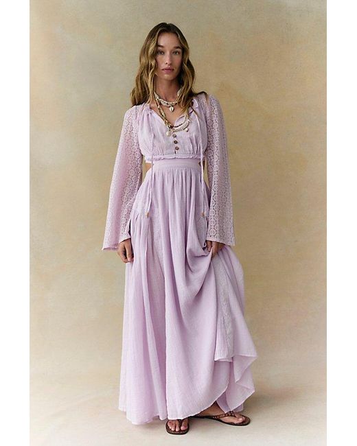 free-est Pink Lacie Maxi Dress By