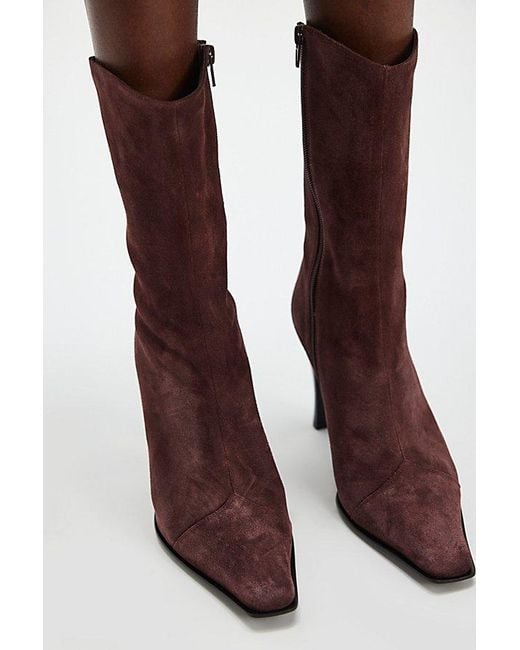 Jeffrey Campbell Blue Sweet Talker Snip Toe Boots Shoe By