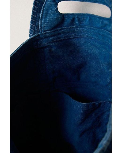 Free People Blue Cordes Canvas Tote