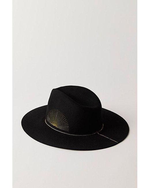 Van Palma Black Basile Wool Felt Hat