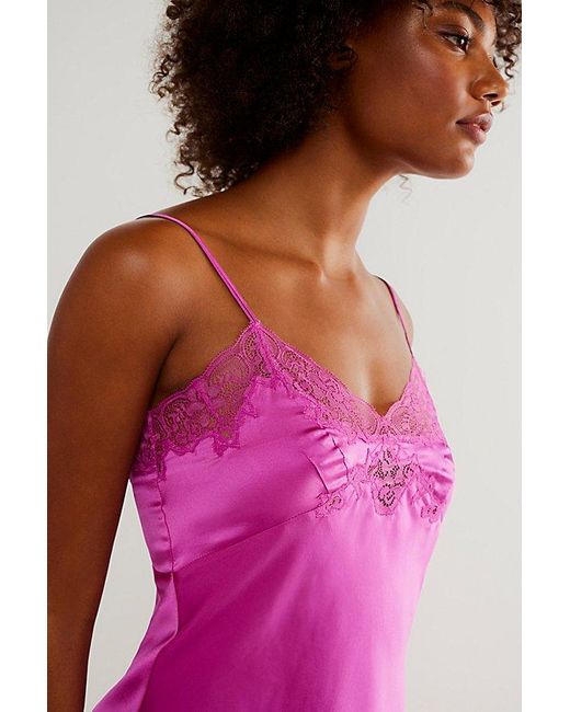Only Hearts Pink Silk Charmeuse Cami