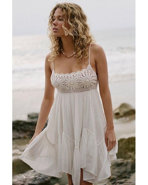 free-est Multicolor Sandoll Cotton Mini Dress By