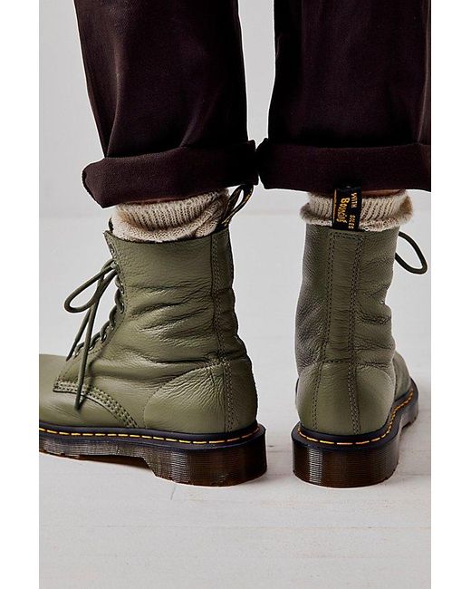 Dr. Martens Black 1460 Pascal Virginia Lace-up Boots