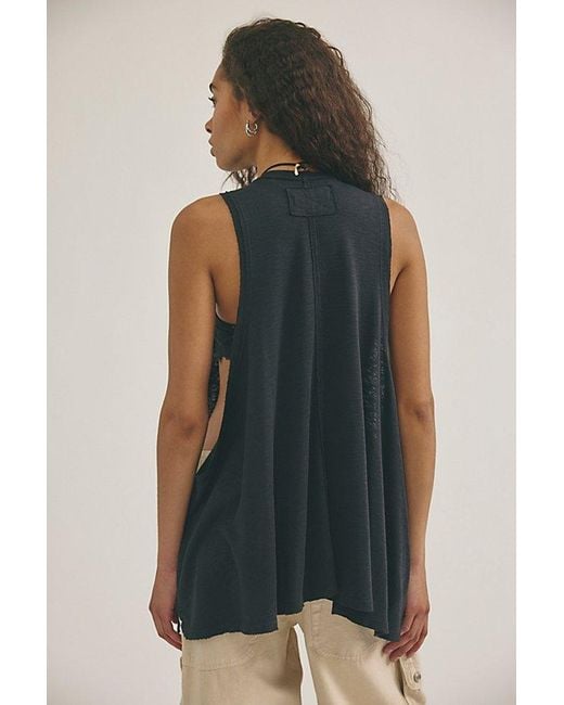 Free People Black Ari Tank Top