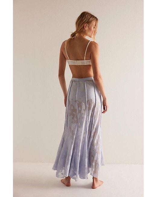 Intimately By Free People Multicolor Maybe Baby Maxi Slip Skirt
