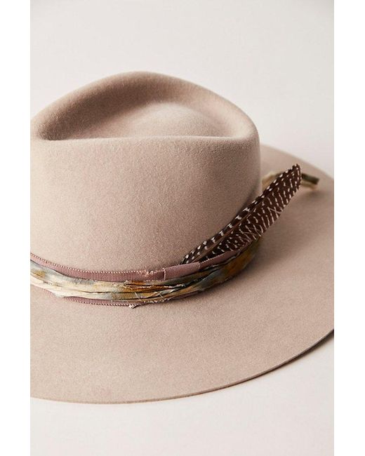 Lovely Bird Natural Verona Silk Lapis Felt Hat