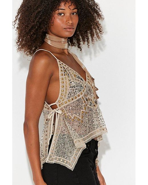 Free People Black Highway Tank Top