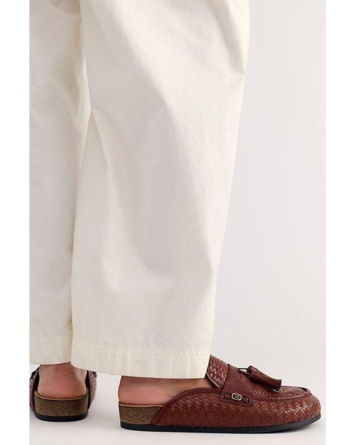 Sam Edelman Brown Astrid Tassel Mules