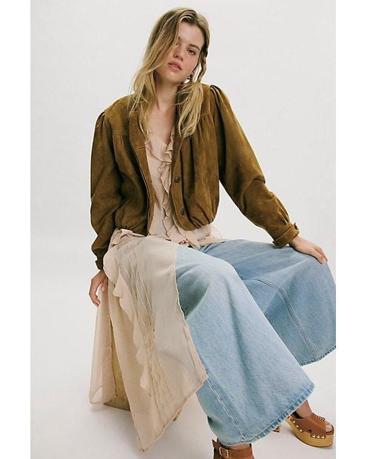 Free People Natural Winter Valley Kimono