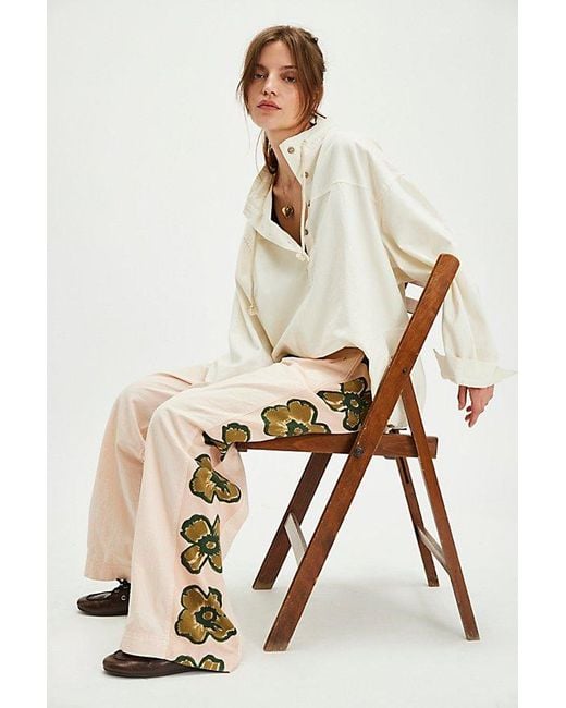 Free People ★ Hudson Canyon Side Printed Pants Free People Hudson Canyon Side Printed Pants - ShopStyle
