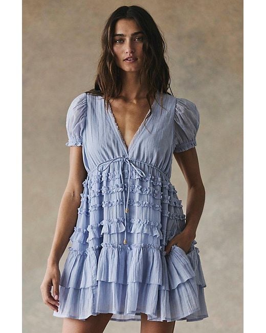free-est Gray Darcy Mini Dress By