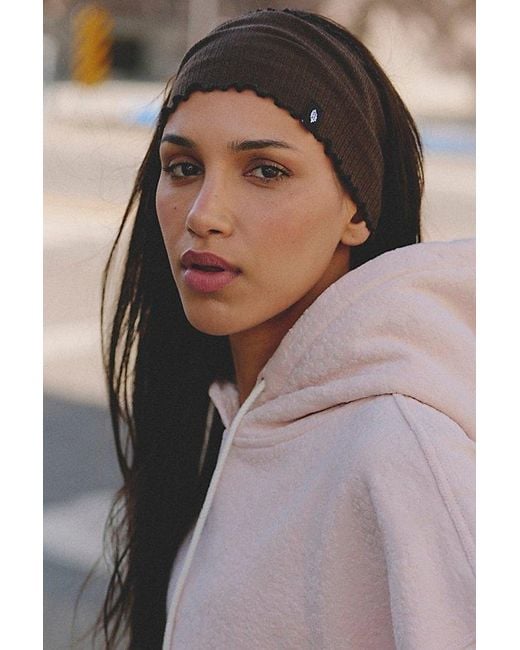 Free People Black Barre Extra Wide Soft Headband