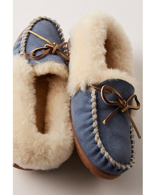 L.L. Bean Blue L. L.Bean Wicked Good Moccasins