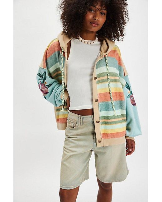 Free People Multicolor Rosewood Sweatshirt