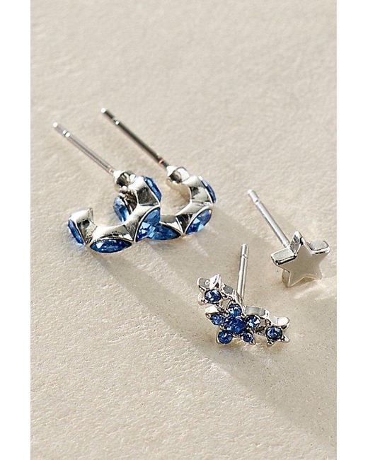 Free People Brown Stardust Waterproof Studs