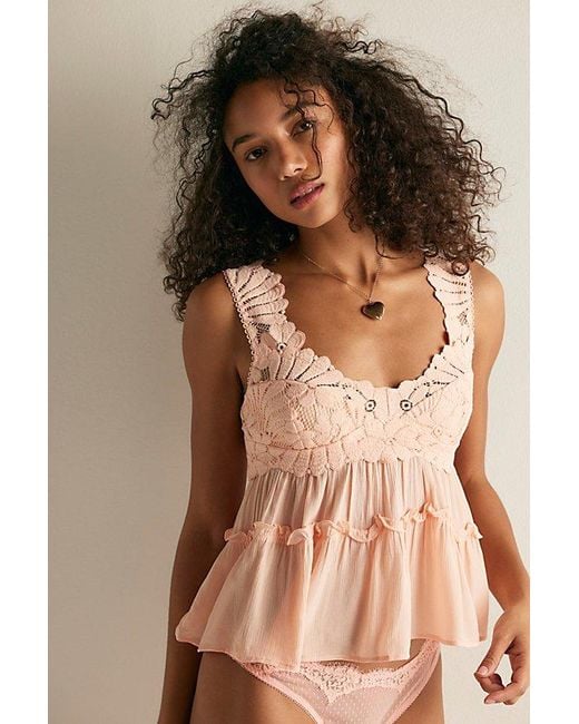 Intimately By Free People Natural Petal Party Shapeless Cami By