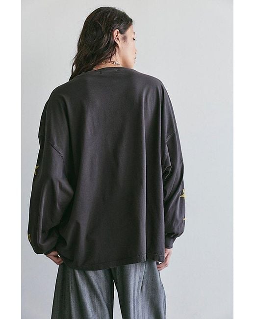 Daydreamer Gray The Doors Gig Poster Oversized Long Sleeve Tee