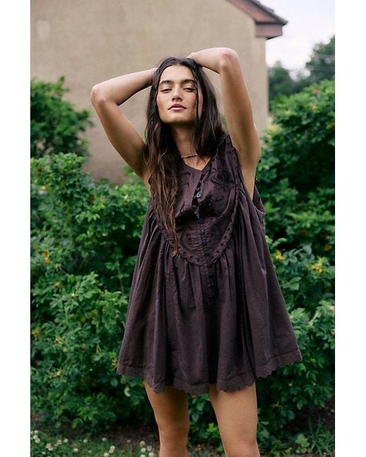Free People Multicolor Seabird Song Mini Dress