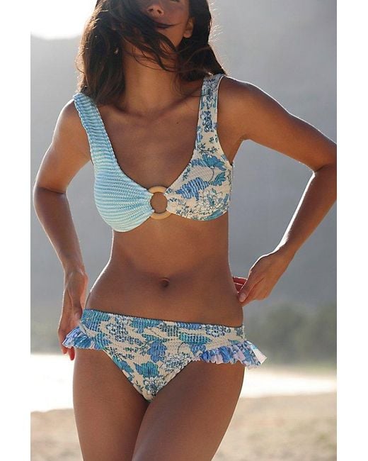 Cleonie Swim Brown Salso Brief Bikini Bottoms