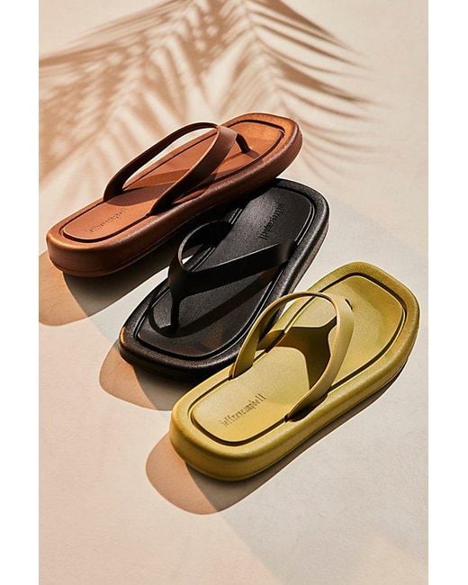 Free People Natural Flying Private Flip Flops
