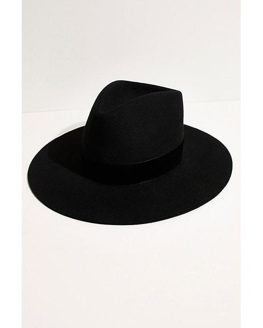 Lack of Color Black Benson Triangle Crown Hat