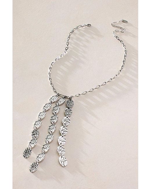 Free People Natural Zinnia Pendant Necklace