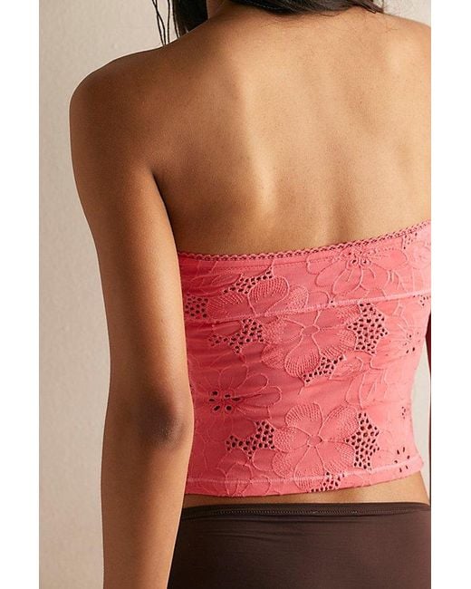 Intimately By Free People Red Ever Afternoon Tube Top By