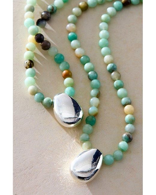 Free People Multicolor Celine Semiprecious Stone Choker