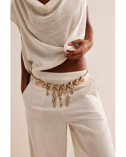 Free People Natural Under The Sea Chain Belt