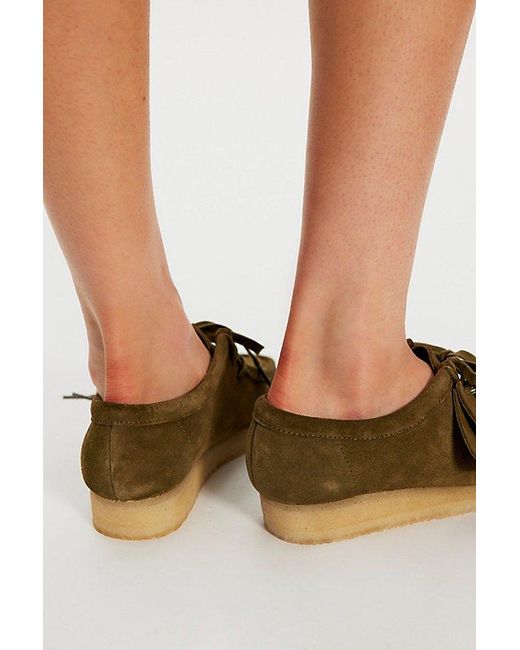 Clarks Blue Wallabees