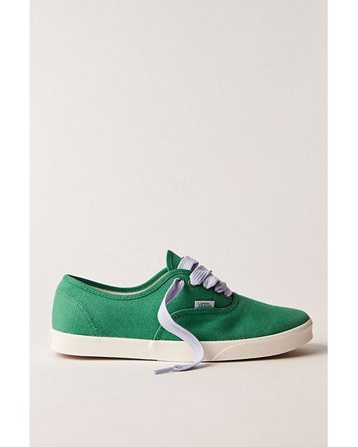Vans Authentic Lowpro Suede Sneakers in Green | Lyst