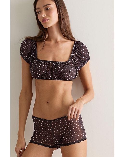 Only Hearts Brown Eva Top