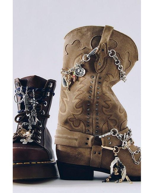 Free People Brown Charmed Boot Swag