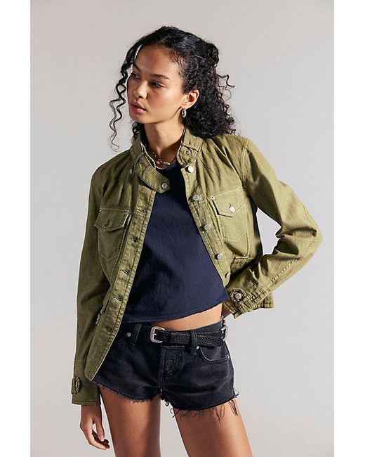 Free People Natural Hit The Road Micro Shorts