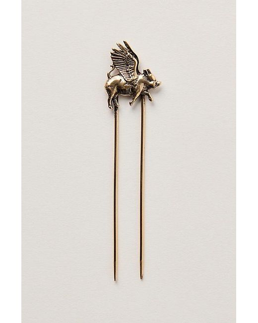 Free People Natural Novelty Animal Hair Pin