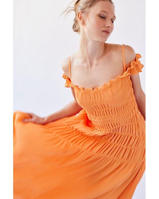 Georgia Hardinge Orange Harlow Dress