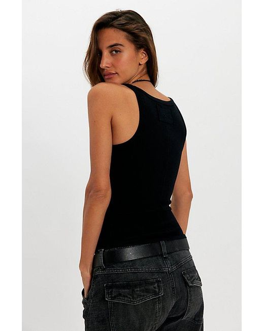 Free People Black We The Free Lychee Tank