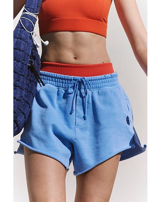 Fp Movement Blue Knockout Sweat Shorts
