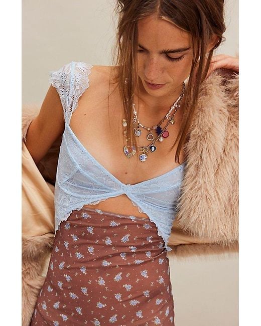 Intimately By Free People Natural Suddenly Fine Maxi Slip