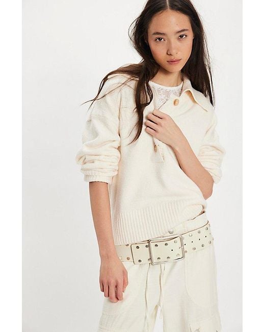 Free People Natural Trading Up Polo